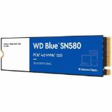حافظه اس اس دی وسترن دیجیتال آبی SN580 NVMe WDS100T3B0E M.2 ظرفیت 1 ترابایت