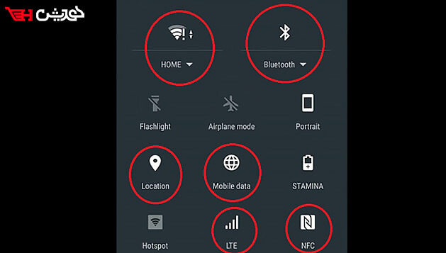 بررسی NFC ،GPS و بلوتوث